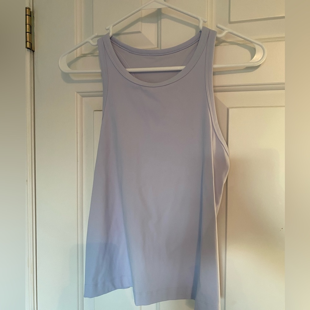 Pastel Blue lululemon Align Waist-Length Racerback Tank Top, size 8